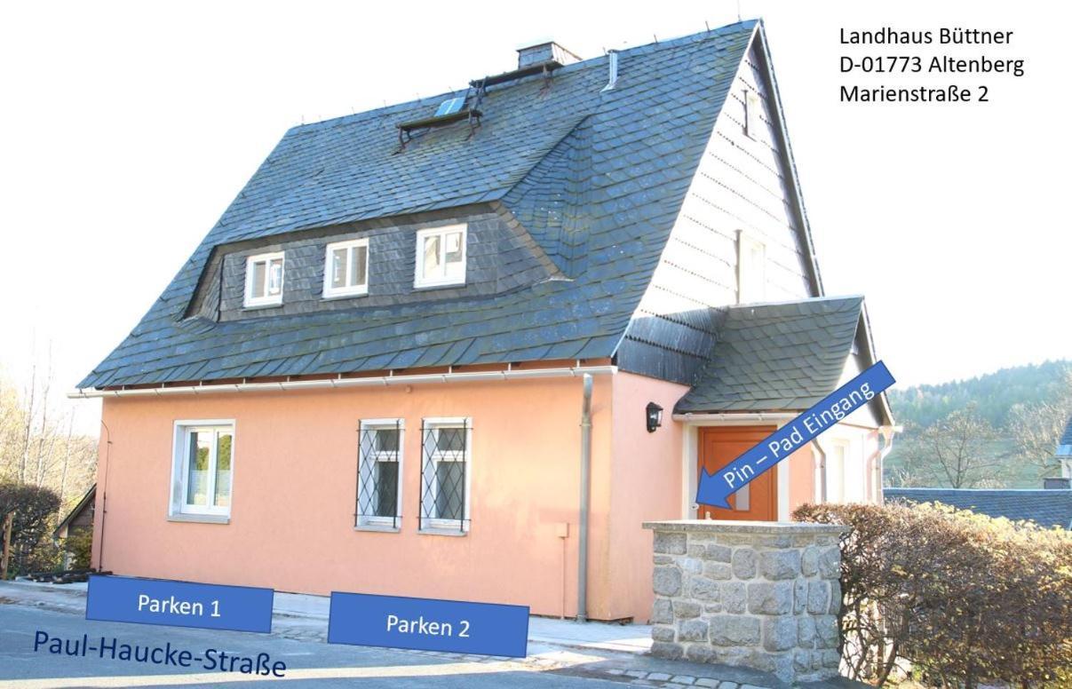Landhaus Buettner Altenberg Exterior photo